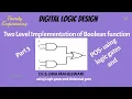 Two level implementation of Boolean function -part 3