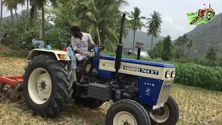 swaraj 744 xt 50 hp tractor demo swaraj tractor demo with 5 tyne cultivator tractor demo aat