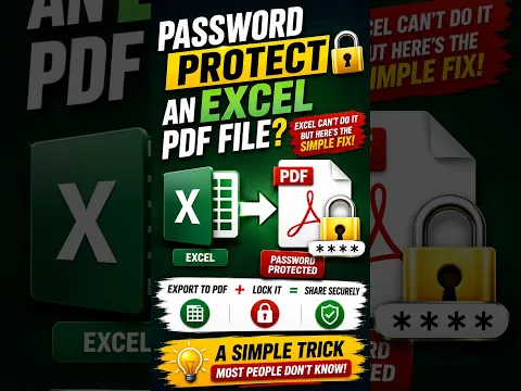 How to Password Protect an Excel PDF File