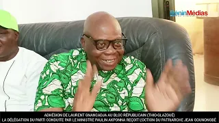Adhésion de Laurent Gnancadja au BR : Le Patriarche Jean Gounongbè accorde son onction