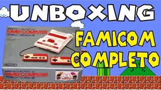 Unboxing Nintendo Famicom 8bits adquirido em leilão eBay