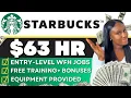STARBUCKS REMOTE JOBS WORK FROM HOME JOBS HIGH PAYING ONLING JOBS