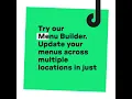 Deliverect Menu Builder