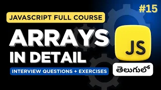 Master All JavaScript Array Methods with Practical Examples Exercises in Telugu