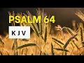 Psalm 64 KJV Bible Words No music