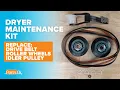 Dryer Maintenance Made Easy Replace Belt Idler Pulley Roller Wheels - Whirlpool Maytag Kenmore
