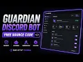 Guardian Discord Bot Free Source Code Full Setup Tutorial