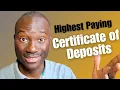 Highest paying CDs right now