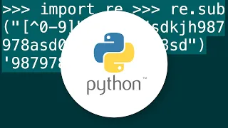 Removing all non-numeric characters from string in Python