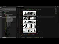 Learning Rust with Exercism - Sum Of Multiples