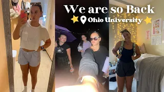WE RE BACK First week of classes at Ohio University