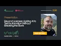 Beyond Licenses Adding AI to Test Automation Without Breaking the Bank Ivan del Viso