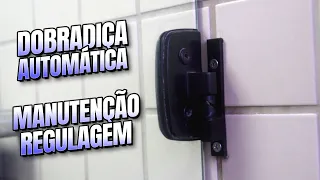 Regulagem e manutenção de dobradiça automática de box de banheiro - 1114