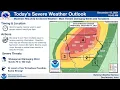 EAS Timeline December-Derecho Hits Central Iowa and Downtown Des Moines NOAA Weather Radio