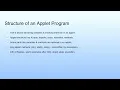 Medium Summary Lecture 34 Applet Programming I