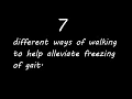 Download Lagu 7 ways of walking to alleviate Freezing of gait