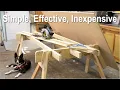 Cutting Handling Plywood in a One-Person Shop