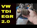 Jetta TDI 2 0l EGR how it works where the valves are P401 P2002 P0401 codes