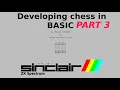 Chess in BASIC for ZX SPECTRUM final results summary