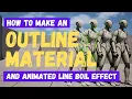 How To Make An Outline Material With Cartoon Line Boil - Unreal Engine 5 Materials Tutorial