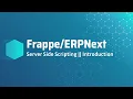 Server Side Scripting Introduction