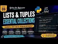 09 - Python Lists Tuples List Methods Tuple Operations Examples Python Tutorial