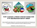 Fort Carson and PCMS Recreation Safety Brief