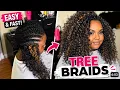 TREE BRAIDS MADE EASY JANET COLLECTION ENCORE LAVIE NEW DEEP BULK 100 HUMAN HAIR