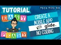 How to Create a Mobile App with Glide No Coding Tutorial