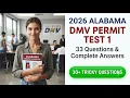 Alabama DMV Permit Test Guide 2026 Practice Questions And Study Tips