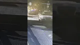 Suspect In Stolen Car Jumps Over Partially Raised Bridge During Police Chase Shorts 