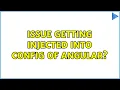 Issue getting rootScope injected into config of Angular