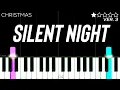 Christmas - Silent Night EASY Piano Tutorial