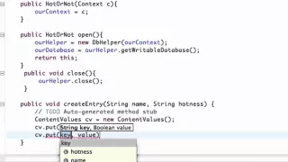 Android Application Development Tutorial 117 Inserting Data into SQLite Database
