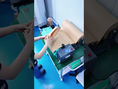 Machine à bulles en papier conviviale, fonctionnement simple pour l'emballage en usine et en entrepôt