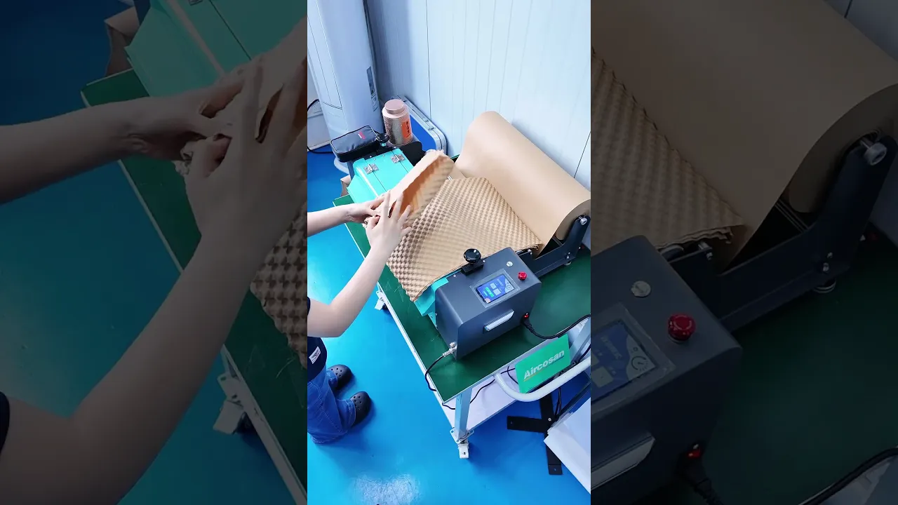 사용자 친화적인 종이 버블 머신, 공장 및 창고 포장을 위한 간단한 작동
