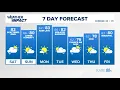 WEATHER Spotty showers and a few rumbles today