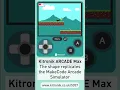 The ARCADE Max replicates the shape of the MakeCode Arcade simulator