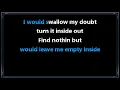 Eve 6 - Inside Out [CC] [Karaoke Version]
