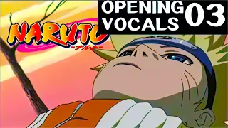 Download [Vocals Only] Kanashimi Wo Yasashisani - Naruto Opening 03 Vocals Only 悲しみをやさしさに - 💻 Best Version MP3