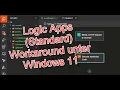 Logic Apps Standard Workaround unter Windows 11 bei Verwendung von Inline JavaScript