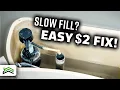 Easy DIY Fix For A Slow Filling Toilet