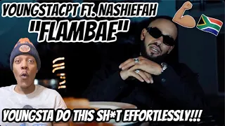 youngstacpt ft nashiefah flambae reaction youngsta never misses
