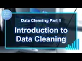 Data Cleaning Introduction to Data Cleaning
