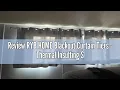 Review RYB HOME Blackout Curtain Tiers - Thermal Insulting Small Window Decor for Bedroom Bathroom K