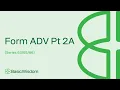 Form ADV Part 2A Breakdown Series 63 65 66