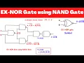EX-NOR XNOR Gate using NAND Gate Electrical Engineering