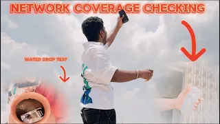 Network coverage checking experiment 😅 #experiment #fun #viral