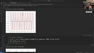Representing Signals in Python Sampling