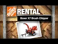 Boxer X7 Brush Chipper The Home Depot Rental
